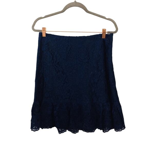 Draper James Dresses & Skirts - Draper James Tulip Lace Skirt NWT Navy Blue